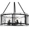 Quoizel Fortress 5-Light Earth Black Pendant FTS2821EK - alternate 5